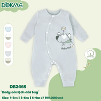 Body dài tay cài lệch Dokma DB2465