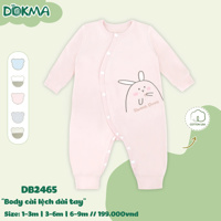 Body dài tay cài lệch Dokma DB2465