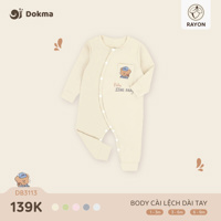 Body dài tay cài lệch Dokma DB3113