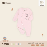 Body dài tay cài lệch Dokma DB3113