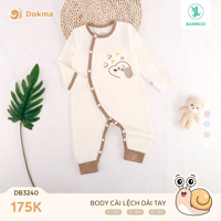 Body dài tay cài lệch Dokma DB324