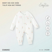 Body dài tay cúc giữa Tulip Chaang