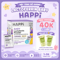 Bột tăng đề kháng Lactoferrin baby Happi 28g (1-36m)