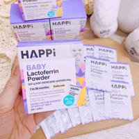 Bột tăng đề kháng Lactoferrin baby Happi 28g (1-36m)