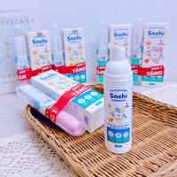 Bọt tập đánh răng Sachi 80ml (1y+)