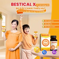 Canxi sinh học Bestical X 60v (8y+)
