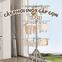 Cây phơi inox Honper HP215 (170x75cm)
