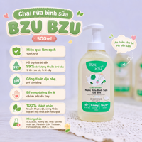 Chai rửa bình sữa BZU BZU nguyên bản 500ml