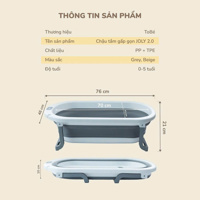 Chậu tắm gấp gọn Joly 2.0
