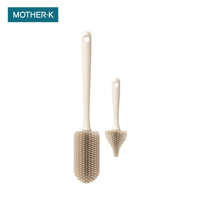 Cọ bình sữa núm ty silicon Mother-K