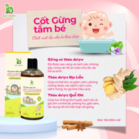 Cốt gừng tắm cho bé