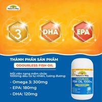 Dầu cá Nature’s Way 1000mg 80 viên