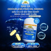 Dầu cá Nature’s Way 1000mg 80 viên