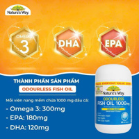 Dầu cá Nature’s Way 1000mg 80 viên