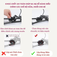 Ghế nhún kiêm bập bênh Love Baby