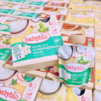 Hoa quả nghiền hữu cơ BabyBio 90g (6m+)