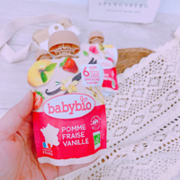 Hoa quả nghiền hữu cơ BabyBio 90g (6m+)