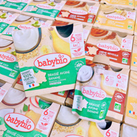 Hoa quả nghiền hữu cơ BabyBio 90g (6m+)