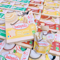 Hoa quả nghiền hữu cơ BabyBio 90g (6m+)