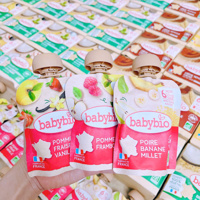 Hoa quả nghiền hữu cơ BabyBio 90g (6m+)