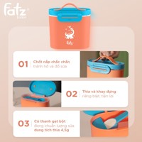 Hộp đựng sữa bột Fatz FB8201SS 600ml