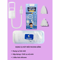 Hút mũi kéo tay Facoha đầu silicon