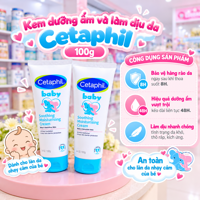 Kem dưỡng ẩm và làm dịu da Cetaphil 100g