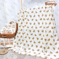 Khăn tắm xô Muslin Bunny