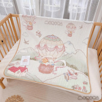 Khăn tắm xô xù 6 lớp in họa tiết cổ tích MNN038