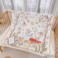 Khăn tắm xô xù 6 lớp in họa tiết cổ tích MNN038