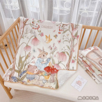 Khăn tắm xô xù 6 lớp in họa tiết cổ tích MNN038
