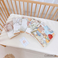Khăn tắm xô xù 6 lớp in họa tiết cổ tích MNN038