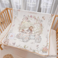 Khăn tắm xô xù 6 lớp in họa tiết cổ tích MNN038