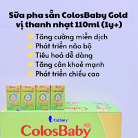 Lốc 4 hộp SPS ColosBaby Gold vị thanh nhạt 110ml (1y+)(Th12/48Hộp)