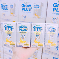 Lốc 4 hộp SPS NTF GrowPLUS vị chuối 110ml (1y+) (thùng 6 lốc-24 hộp)
