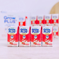 Lốc 4 hộp SPS NTF GrowPLUS vị dâu 110ml (1y+) (thùng 6 lốc-24 hộp)