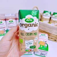 Lốc 6 hộp sữa tươi hữu cơ Arla nguyên kem 200ml (1y+) (thùng 12 hộp)