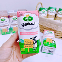 Lốc 6 hộp sữa tươi hữu cơ Arla nguyên kem 200ml (1y+) (thùng 12 hộp)