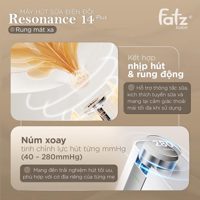 Máy hút sữa điện đôi rung mát xa Resonance 14 Plus FB1161BT