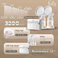 Máy hút sữa điện đôi rung mát xa Resonance 14 Plus FB1161BT