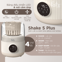 Máy lắc sữa, hâm sữa bằng khí nóng Shake 5 Plus FB3902CM