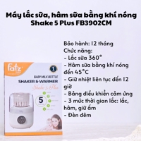 Máy lắc sữa, hâm sữa bằng khí nóng Shake 5 Plus FB3902CM