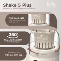 Máy lắc sữa, hâm sữa bằng khí nóng Shake 5 Plus FB3902CM
