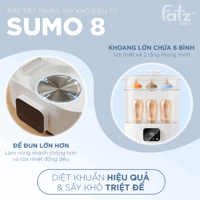 Máy tiệt trùng hơi nước sấy khô điện tử Sumo 8 FB4904JH
