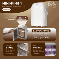 Máy tiệt trùng sấy khô UVC LED di động mini KING 1 FB4702ZH
