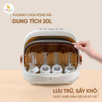 Máy úp bình sữa, tiệt trùng sấy khô UVC ion Moaz BéBé MB044