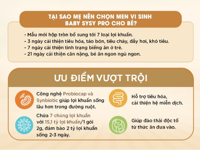 Men vi sinh Baby Sysy Pro 20 gói (0m+)