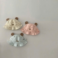 Mũ vành baby + bear