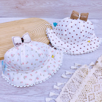 Mũ vành đính nơ, kẹo 59167