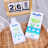 Nước tắm thảo dược Sachi hương sả chanh 250ml (0m+)
